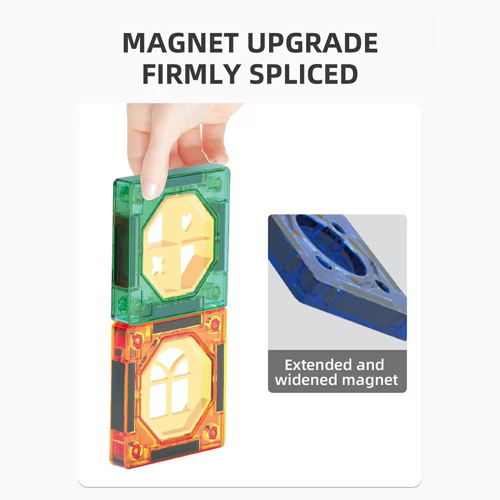 3D Magnetic Building Blocks for Kids (42 pcs)