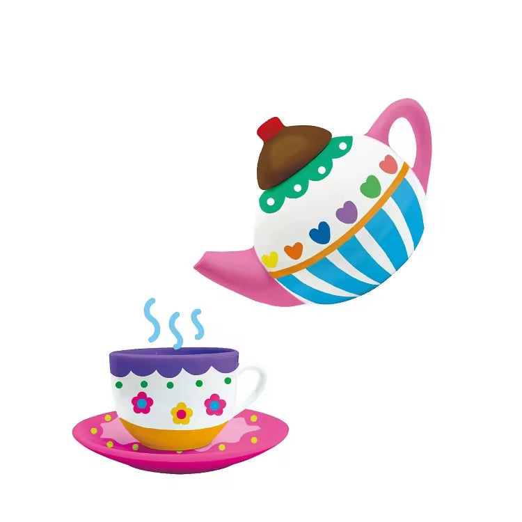 DIY Tea Party Painting Set for Kids | Paint Your Own Teapot & Tea Cups