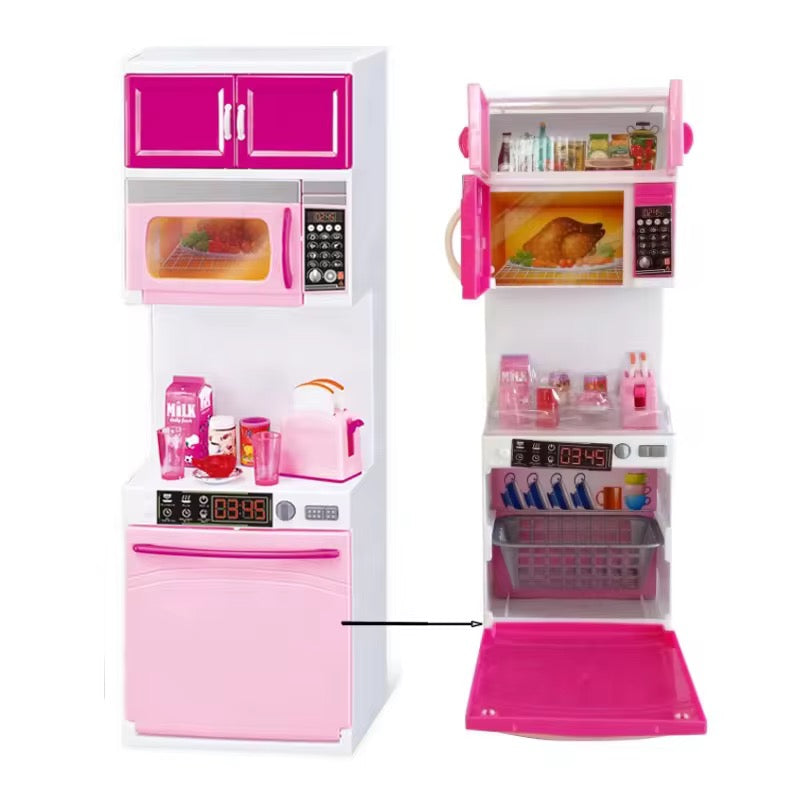 Pretend Play Miniature Kitchen Set – Fun Cooking Role Play for Girls