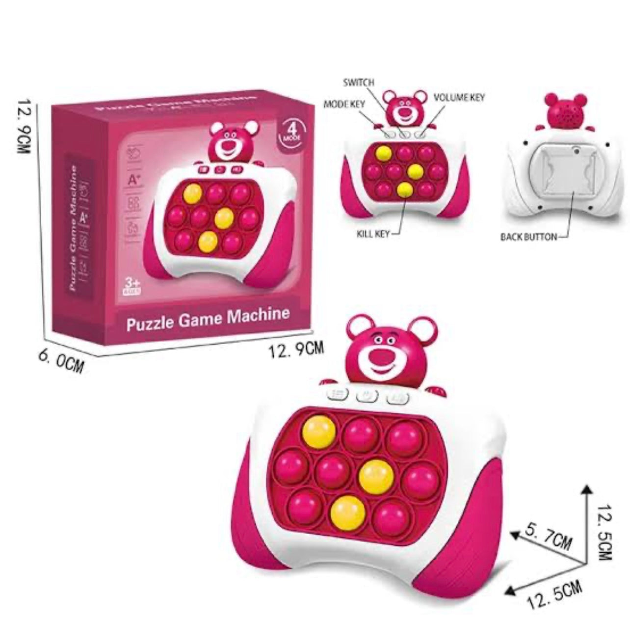 Bear Pop Fidget Toy Game – Stress Relief & Fun!