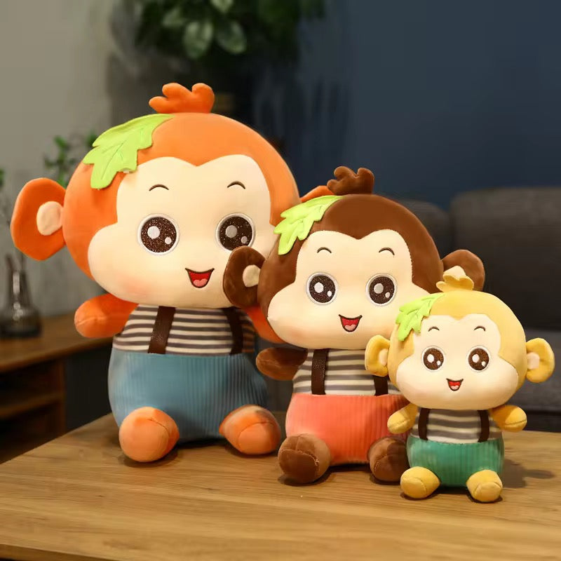 Brown Monkey Plush Doll 33cm
