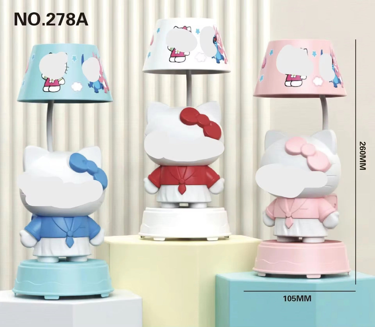 Sanrio Night Light table lamp – Hello Kitty / Kuromi / Cinnamoroll