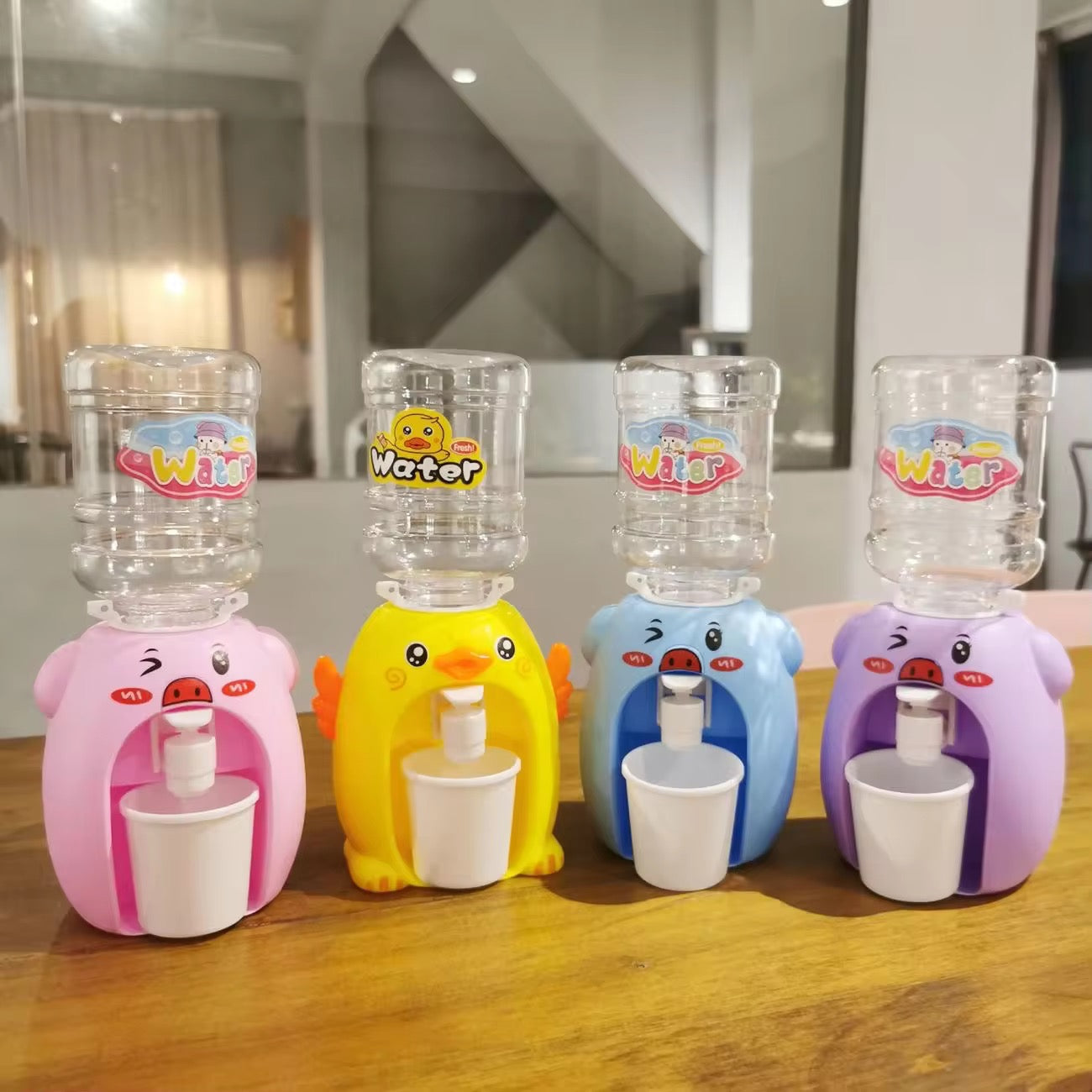 Mini Animal Water Dispenser Toy for Kids