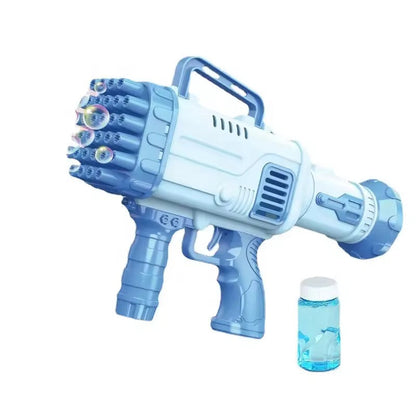 Bazooka Bubble Machine with 32 Holes – Powerful Rocket Bubble Blower Toy for Kids
