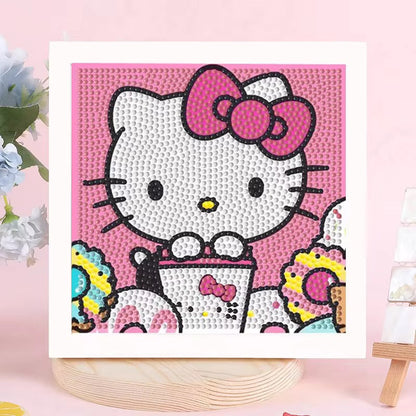 Diamond Painting Cartoon Character Art Kit – DIY Crystal Mosaic Canvas