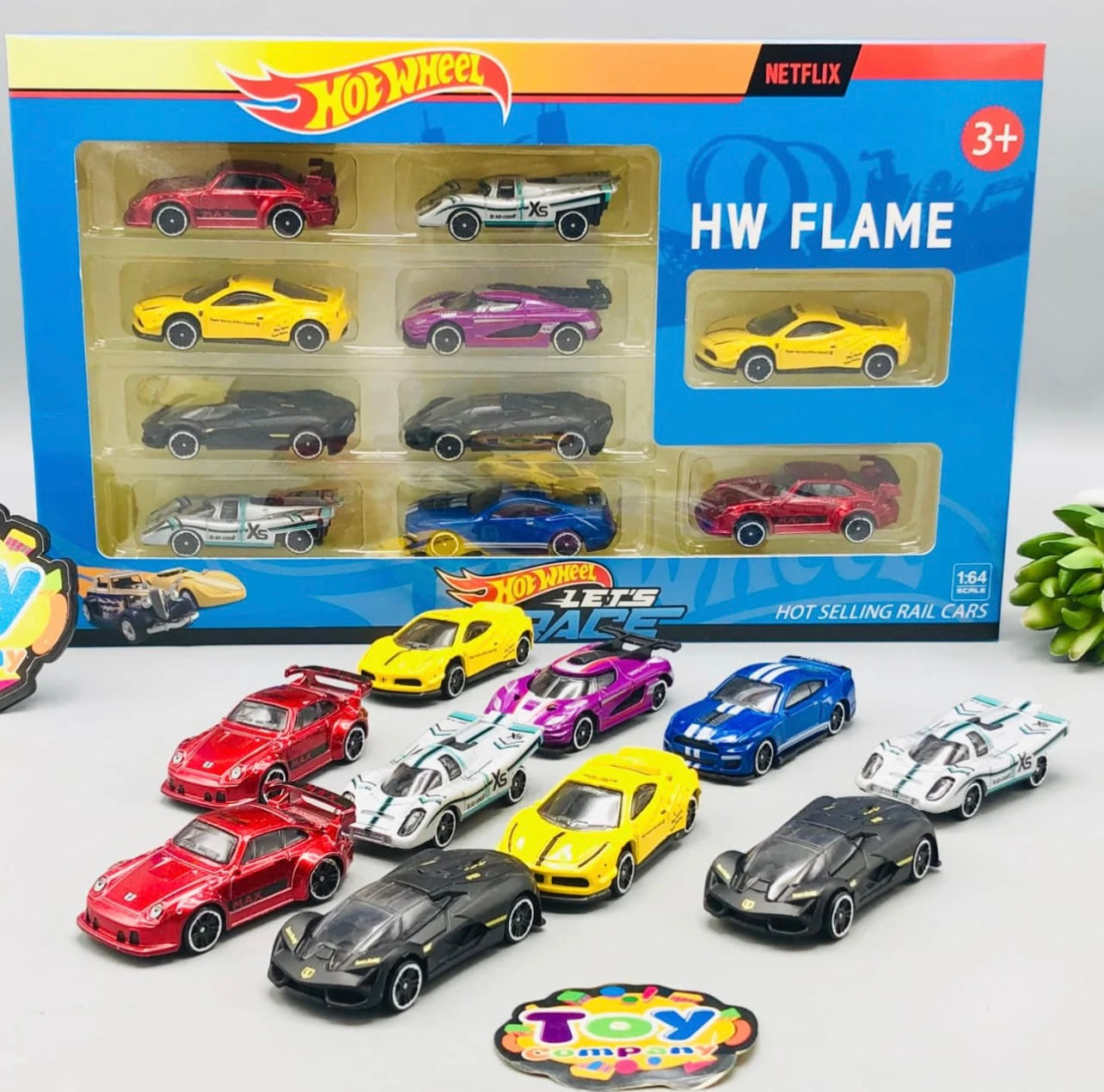 Hot Wheels Diecast Mini inertia cars! (Pack of 10)