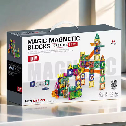 3D Magnetic Building Blocks for Kids (42 pcs)