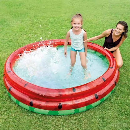 Inflatable Kids Splash Pool – Portable Outdoor watermelon pool