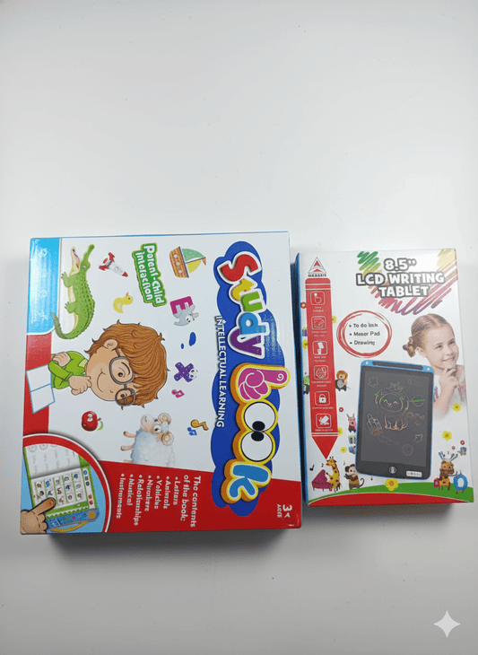 🌟 Free Shipping With Ebook +LCD Writting Pad 8.5 inch 2-in-1 Kids Intellectual & Creative Learning Deal 🌟