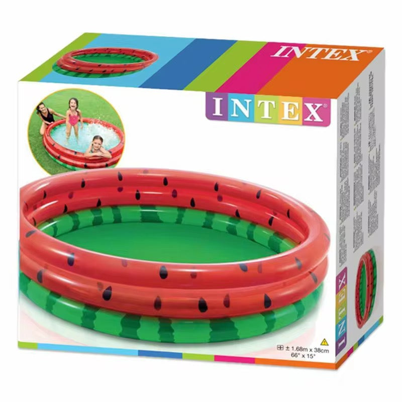 Inflatable Kids Splash Pool – Portable Outdoor watermelon pool