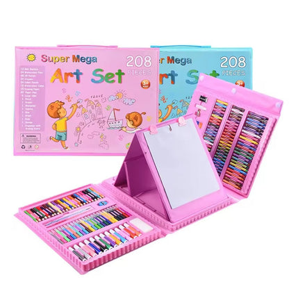 Colouring Art Kit – Multi-Character Box Set for Kids! 208 Pcs