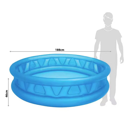 Inflatable Kids Splash Pool – Portable Outdoor Water Play Pool