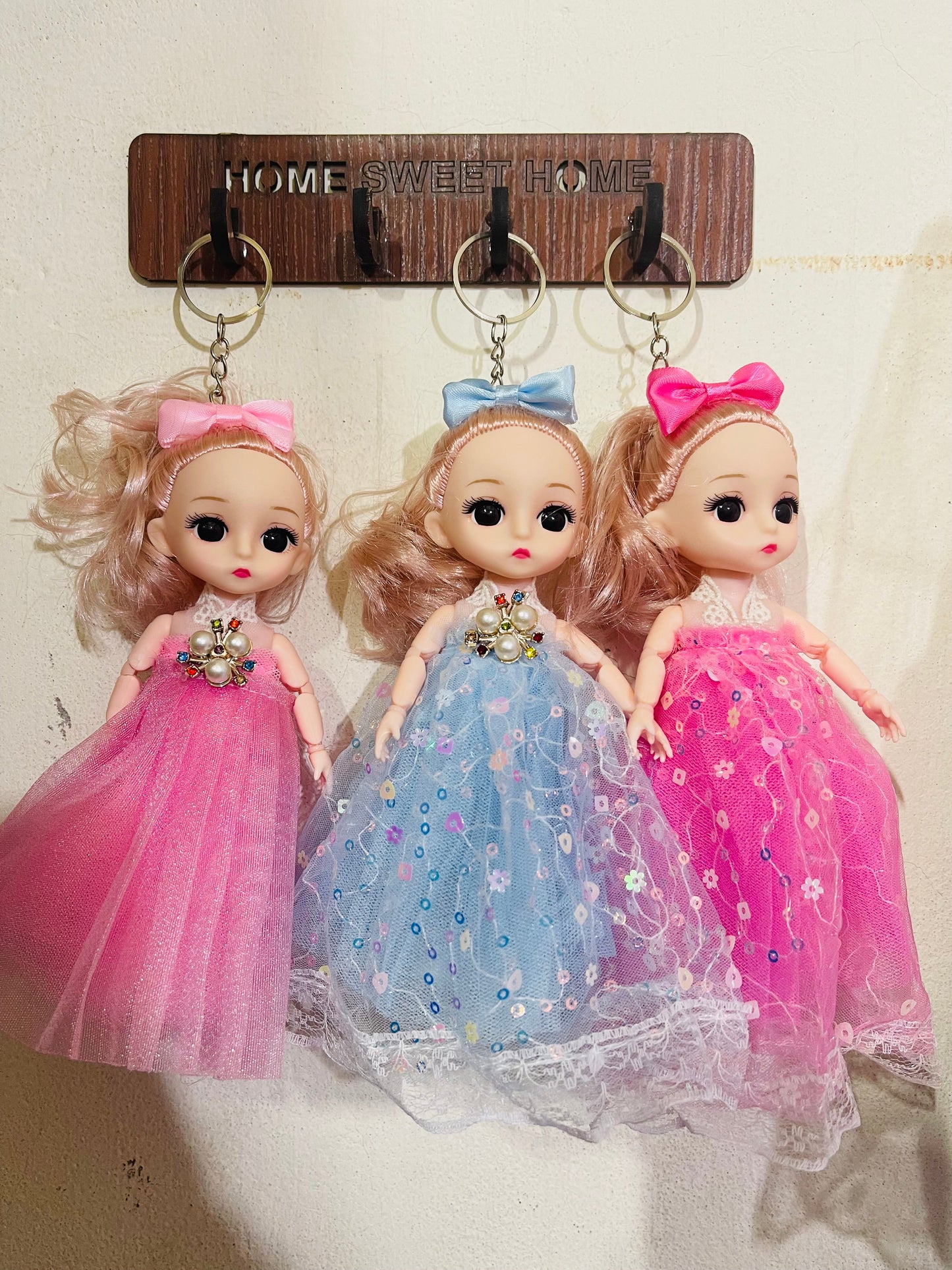 Adorable doll keychain!