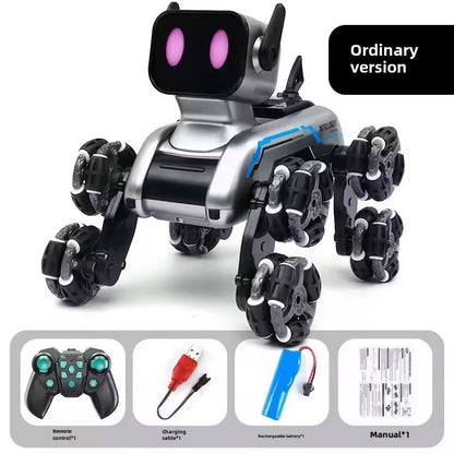 Remote & Watch Control Stunt Robot Dog with spray option