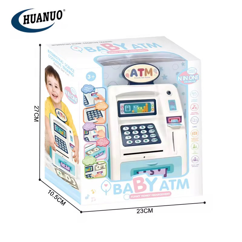Creative Kids ATM Money Box with Card , Password – & Fingerprint
