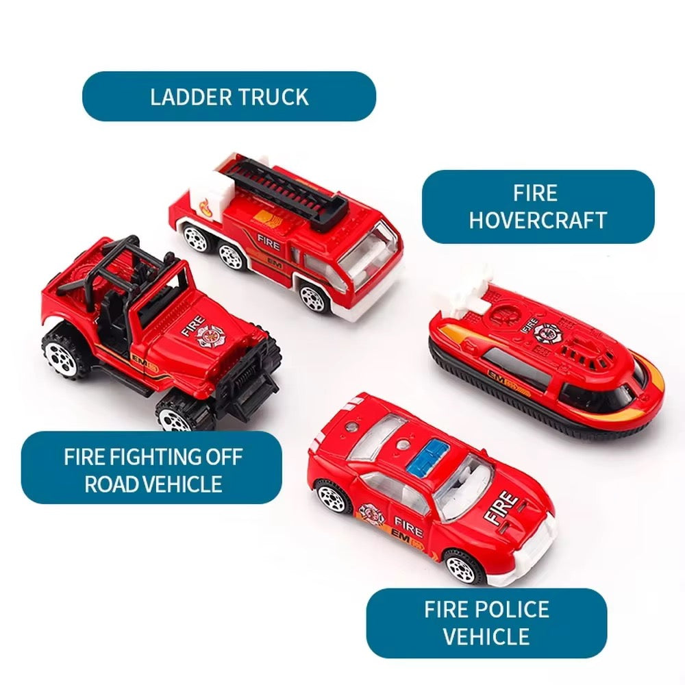 Pack of 4 Mini metal cars - Die cast model