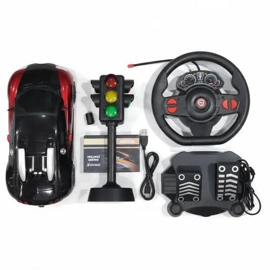 RC Racing Car 1:16 With Steering Wheel & Accelerator Pedal Set Remote Control