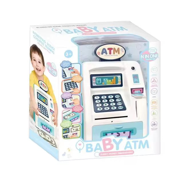 Creative Kids ATM Money Box with Card , Password – & Fingerprint