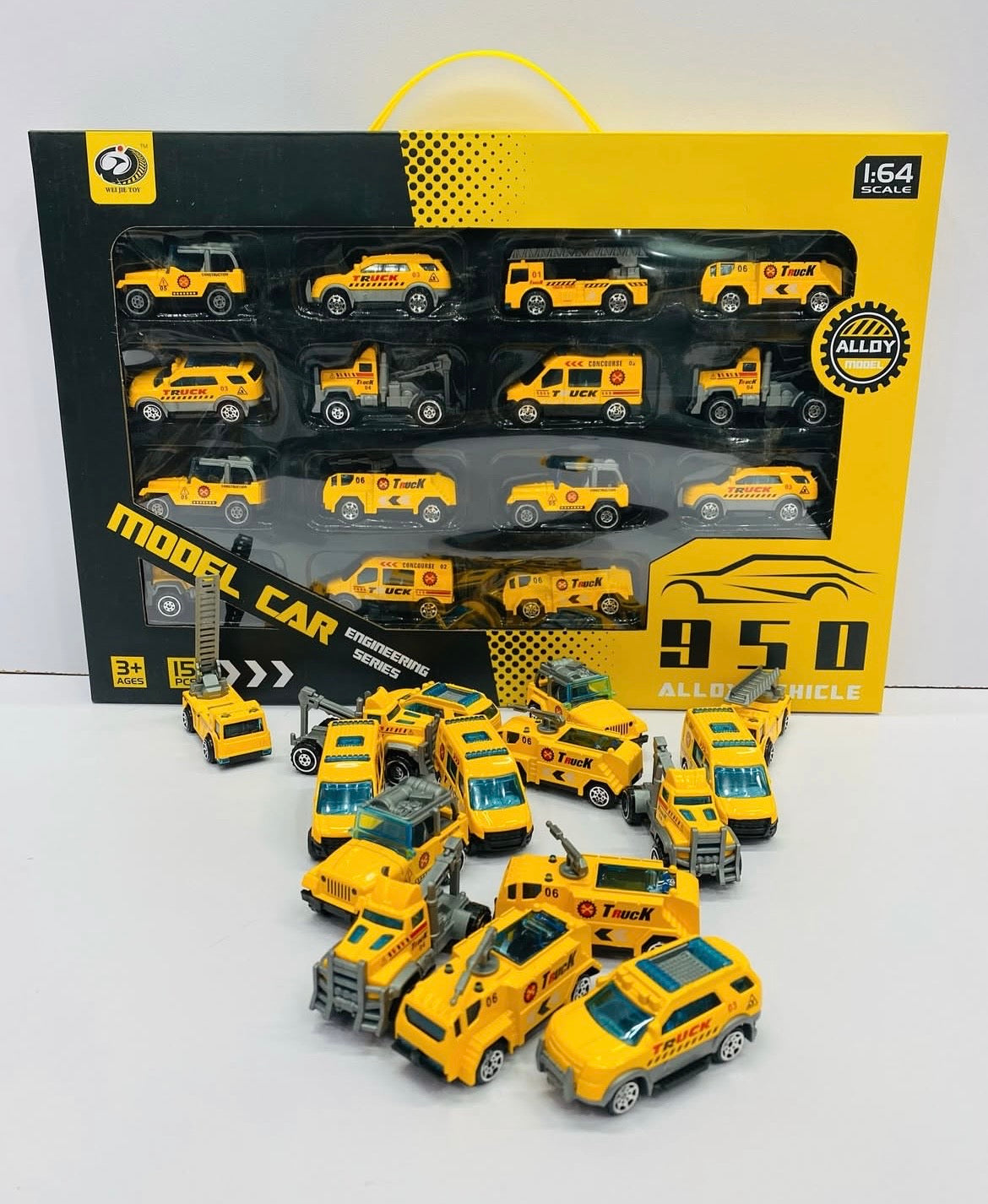 15 Metal Cars Box – Premium Quality 1:64 Scale