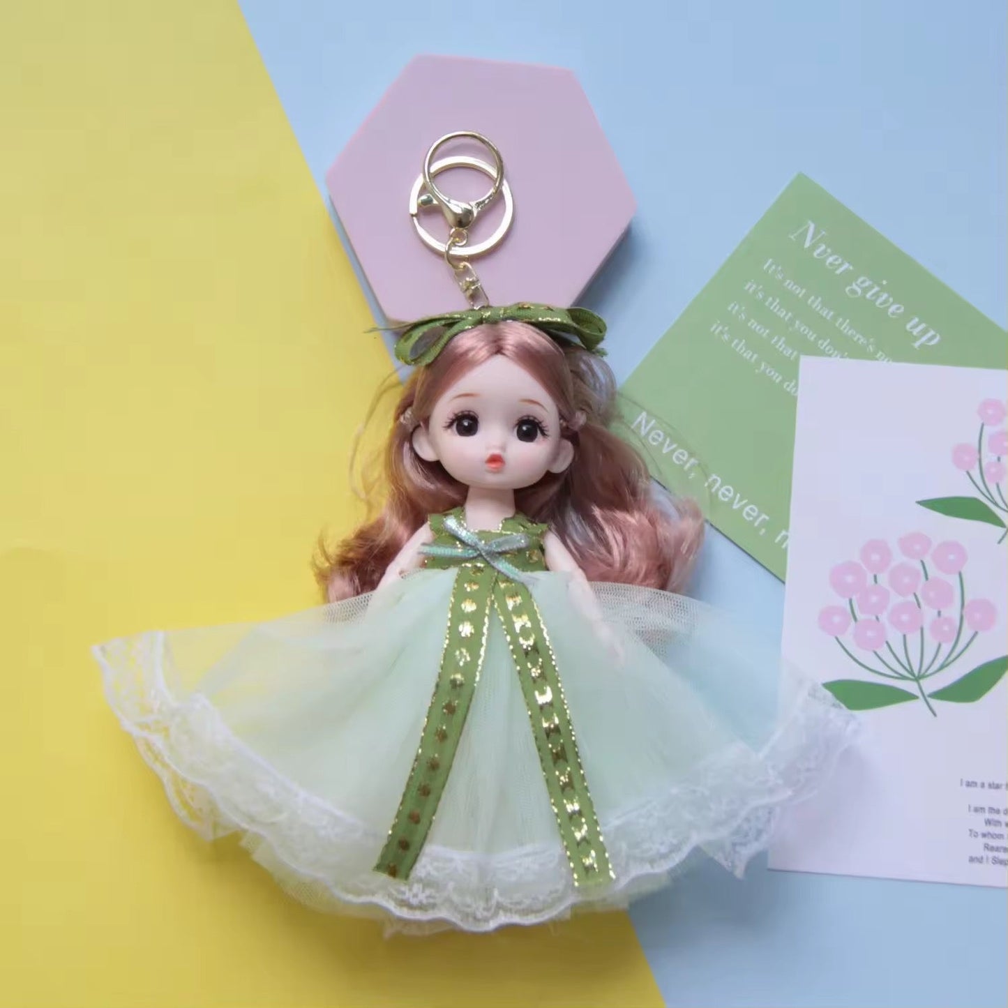 Adorable doll keychain!