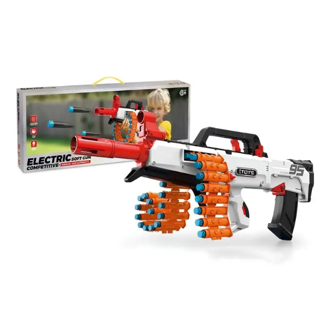 Electric & Manual Rechargeable Soft Bullet Gun