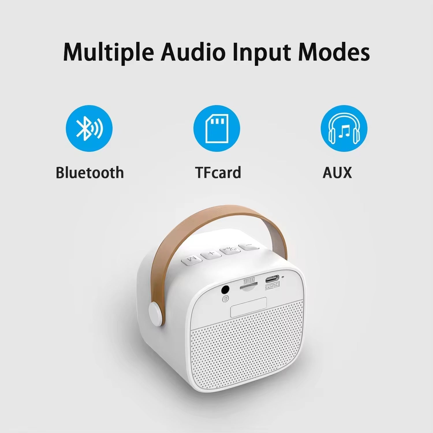 K12 3-in-1 Wireless Karaoke Mic with RGB Speaker