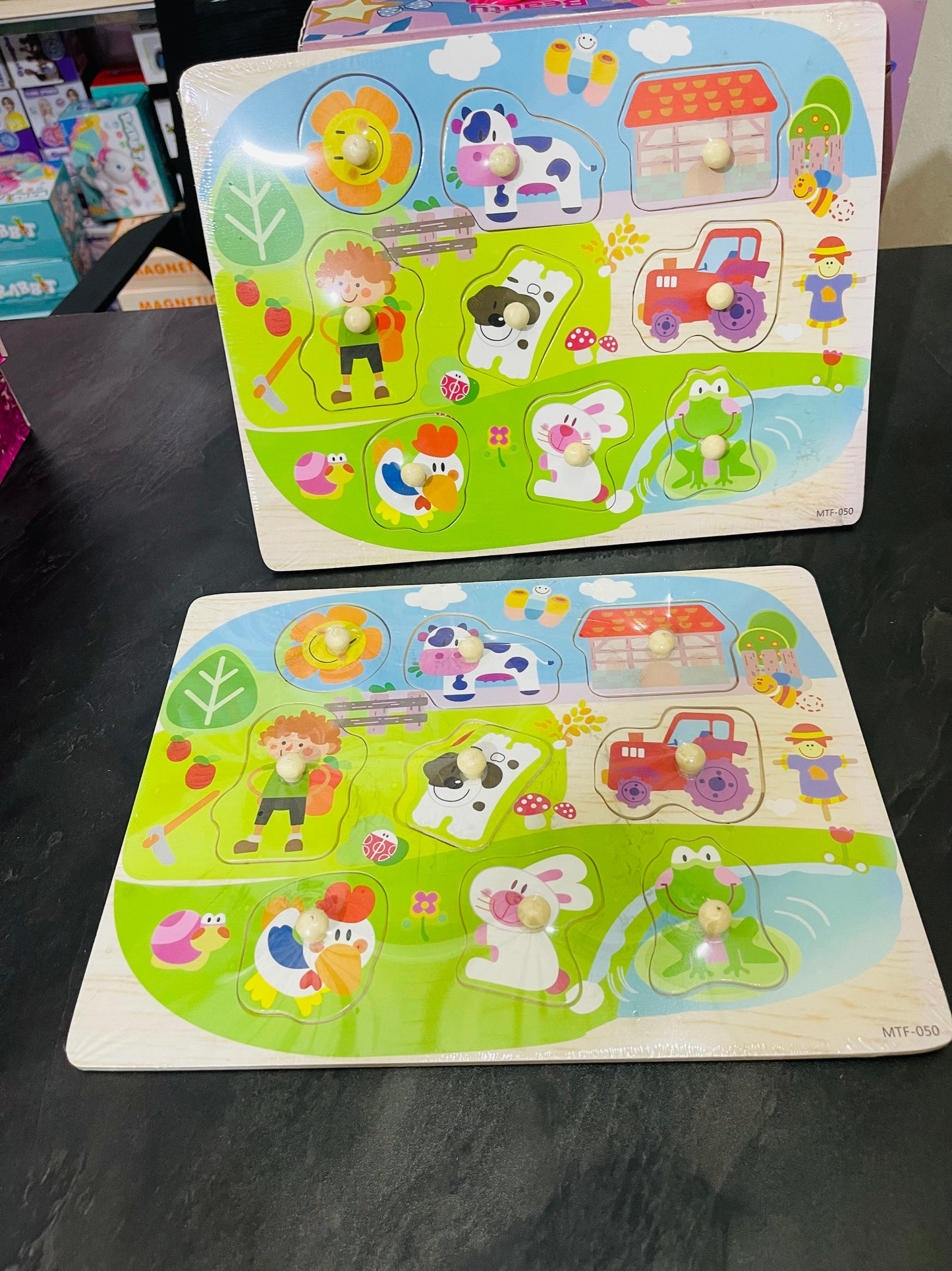 Wooden Animal puzzle board!