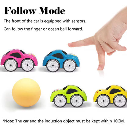 2.4GHz Electric Mini Follow Car – Remote & Induction Control Toy (1 only)