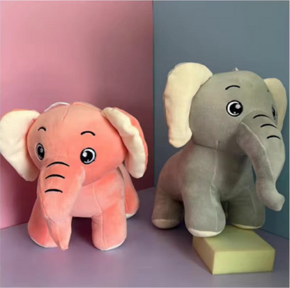 Soft KIDZPAPA cuddly elephant plush toy, 32cm with long trunk, made of premium quality materials, perfect for kids.