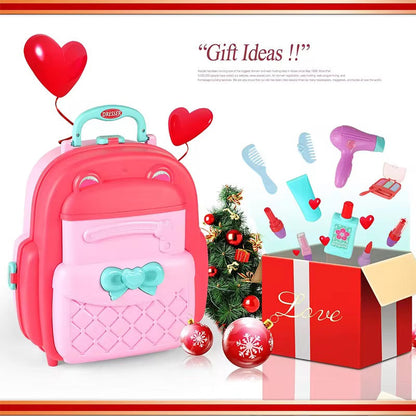 2 in 1 Fashion Beauty Set Trolly with dressing table for kids