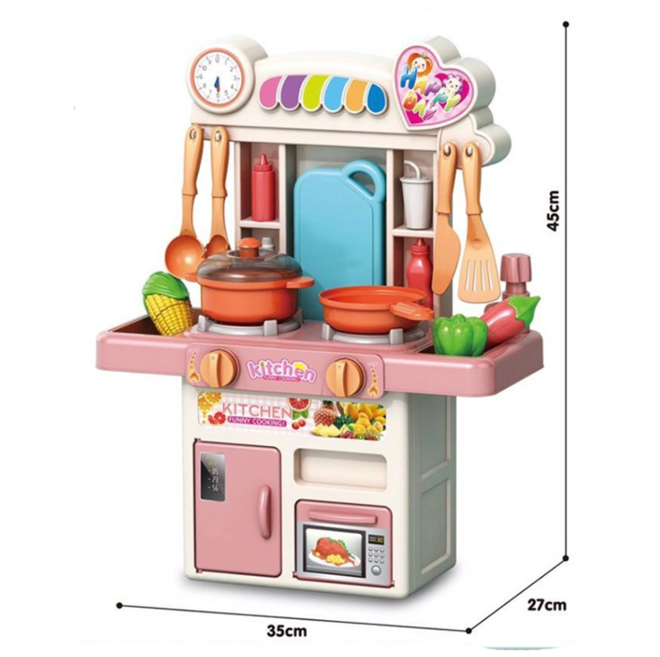 Deluxe Kitchen Play Set – High Quality with 16 Accessories