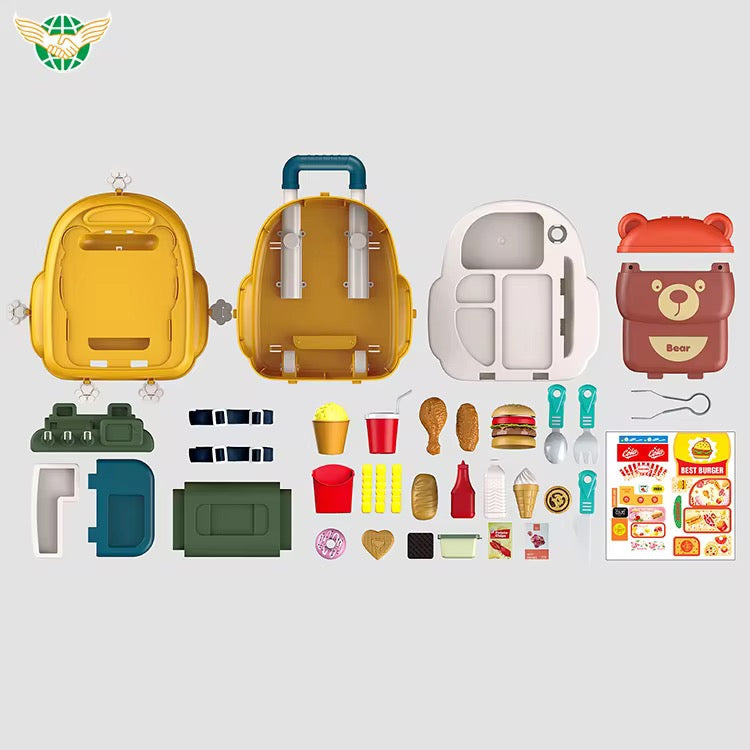 Bear Chef Kitchen Playset – Cute Briefcase Design