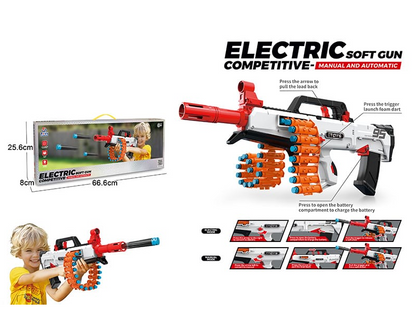 Electric & Manual Rechargeable Soft Bullet Gun