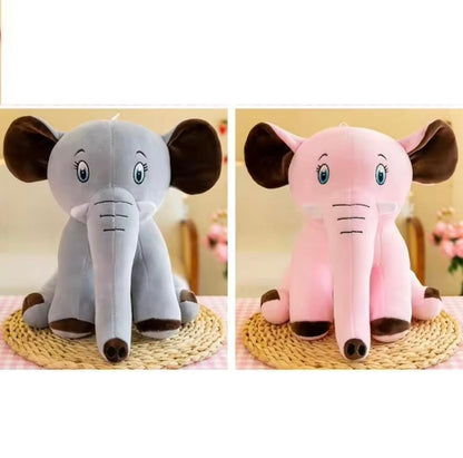 Soft plush elephant toy from KIDZPAPA, 32cm cuddly elephant with long trunk, premium quality, perfect for kids.