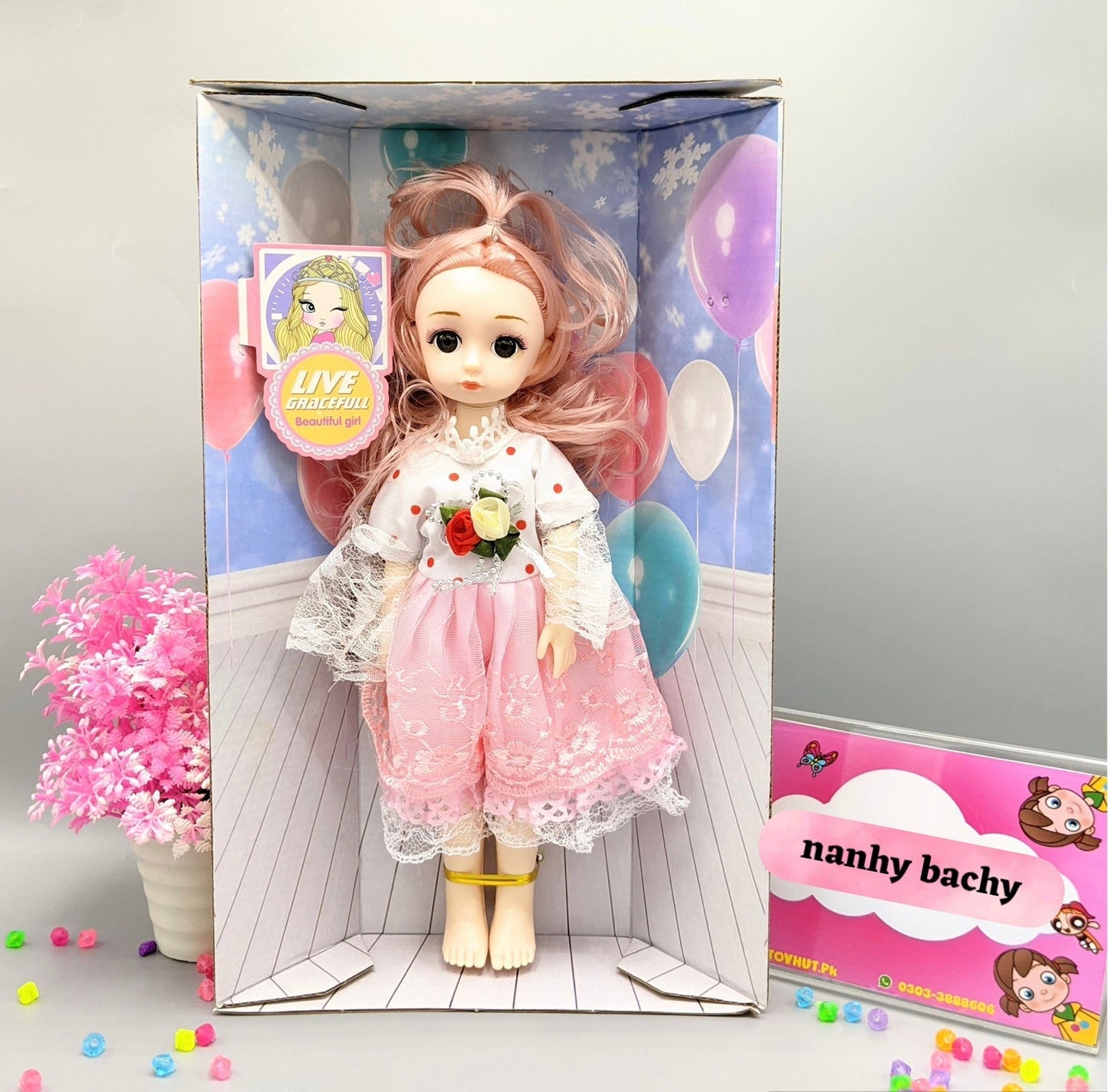 cute princess doll Box pack