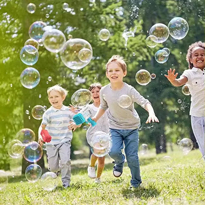 36-Hole Bubble Gun Bazooka for Kids Colorful Bulbulay Maker