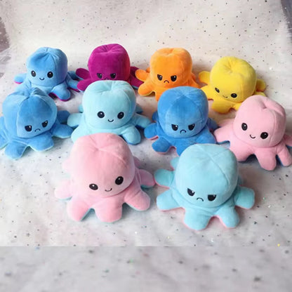 Mini Octopus Reversable Plush Toy