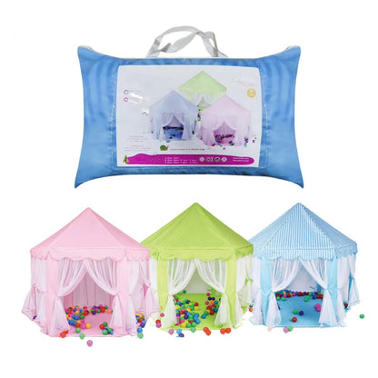 Princess Castle Kids Play Tent House