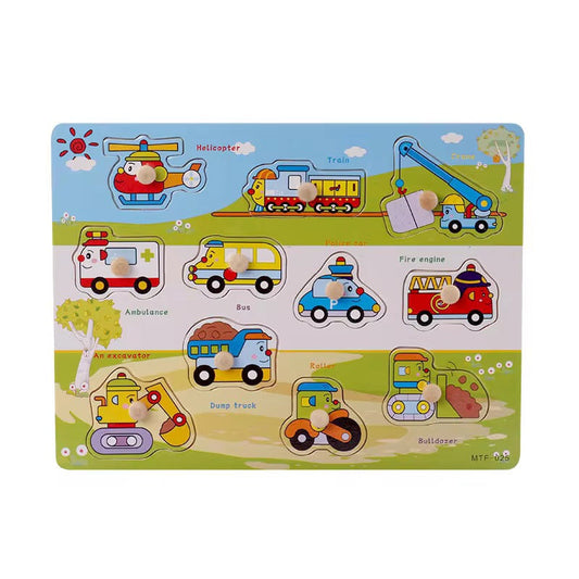 Wooden transport puzzle Board!