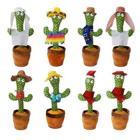 Dancing Cactus Toy: Rechargeable Talking Singing Cactus Toy for Kids