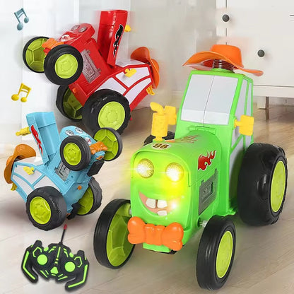 Jumping Tractor Crazy Car