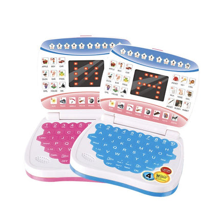 LED Screen Educational Notebook – Fun English Learning Laptop for Kids