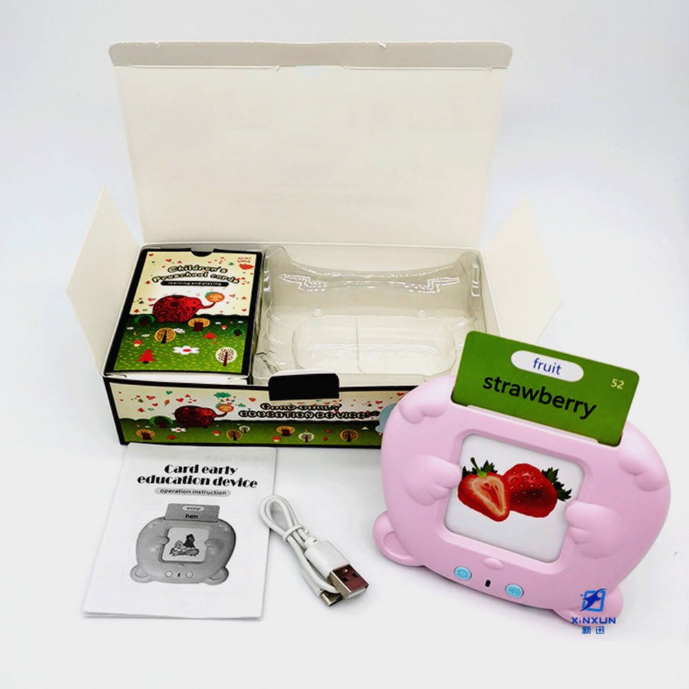 Talking Flash Cards Educational Toy – Interactive Learning Device for Early Education | Flash Card Reader for Kids Ages 2 to 6